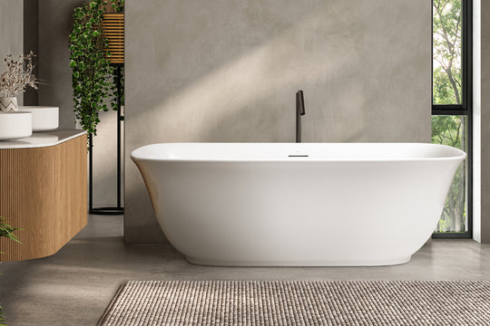 Lola Freestanding Bath with Integrated Overflow