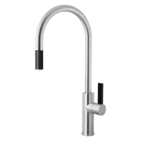Brushed Chrome with Black Lever