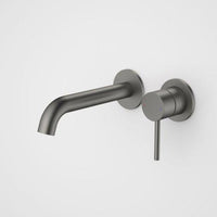 Liano II 175mm Wall Basin / Bath Mixer 2 X Round Cover Plates