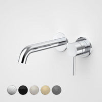 Liano II 175mm Wall Basin / Bath Mixer 2 X Round Cover Plates