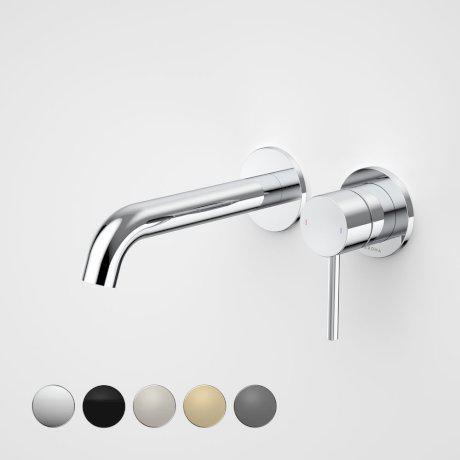 Liano II 175mm Wall Basin / Bath Mixer 2 X Round Cover Plates
