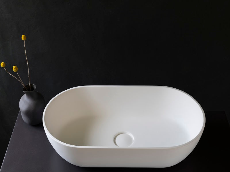 Lucia Oval Stone Above Counter Basin