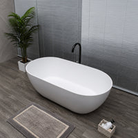 Lucia Freestanding Stone Bath with Overflow