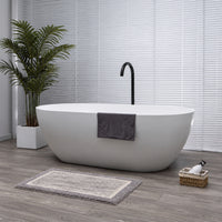 Lucia Freestanding Stone Bath with Overflow