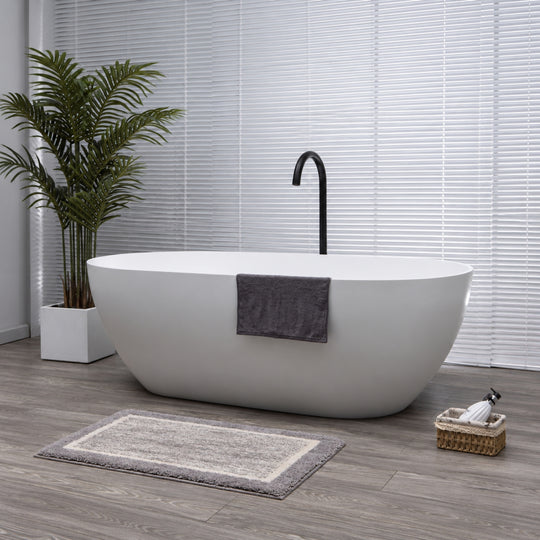 Lucia Freestanding Stone Bath - Overflow