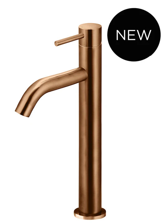 PICCOLA TALL BASIN MIXER TAP WITH 130MM SPOUT