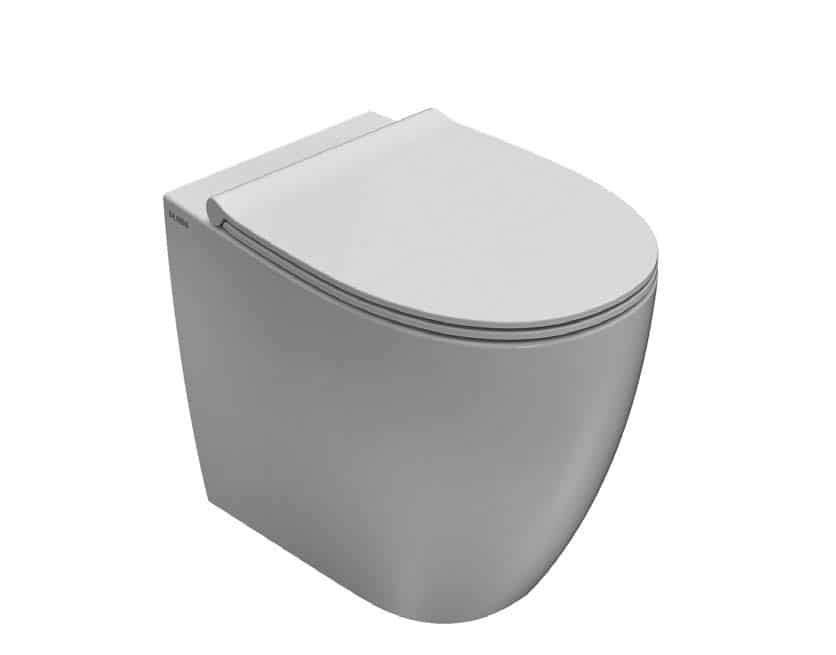 4All SENZABRIDA Floor Standing Toilet Pan & Soft Close Seat