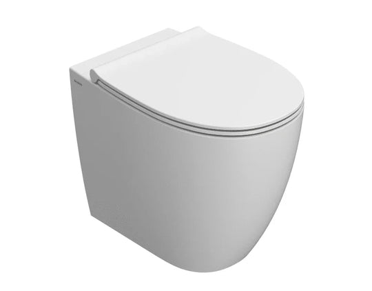 4All SENZABRIDA Floor Standing Toilet Pan & Soft Close Seat