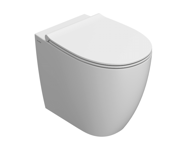 4All SENZABRIDA Floor Standing Toilet Pan & Soft Close Seat