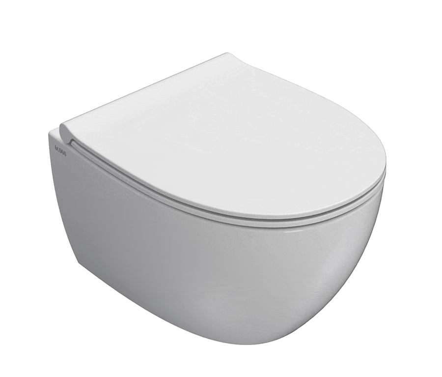 4All Compact SENZABRIDA Wall Hung Pan & Soft Close Seat