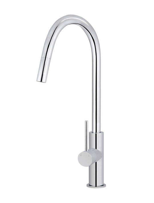 Round Piccola Pull out Kitchen Mixer Tap