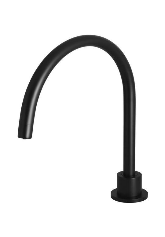 Round Gooseneck High Rise Swivel Hob Spout