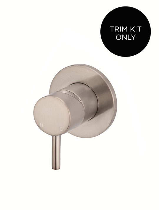 Round Wall Mixer Short Pin Lever Trim Kit In-wall Body Not Included