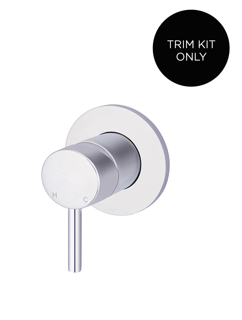 Round Wall Mixer Short Pin Lever Trim Kit In-wall Body Not Included