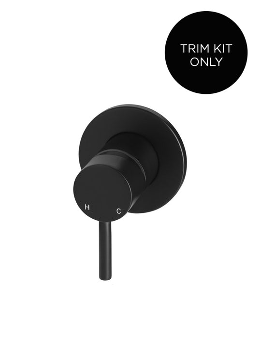 Round Wall Mixer Short Pin Lever Trim Kit In-wall Body Not Included