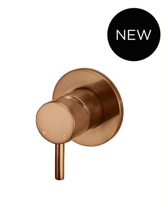 Round Wall Mixer Short Pin Lever Trim Kit In-wall Body Not Included
