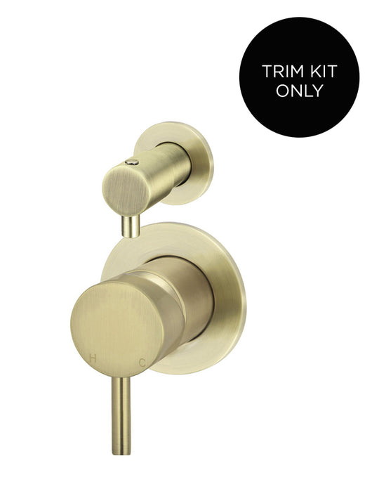 Round Diverter Mixer Trim Kit In-wall Body Not Included