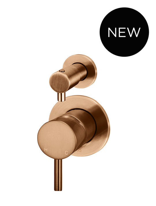 Round Diverter Mixer Trim Kit In-wall Body Not Included