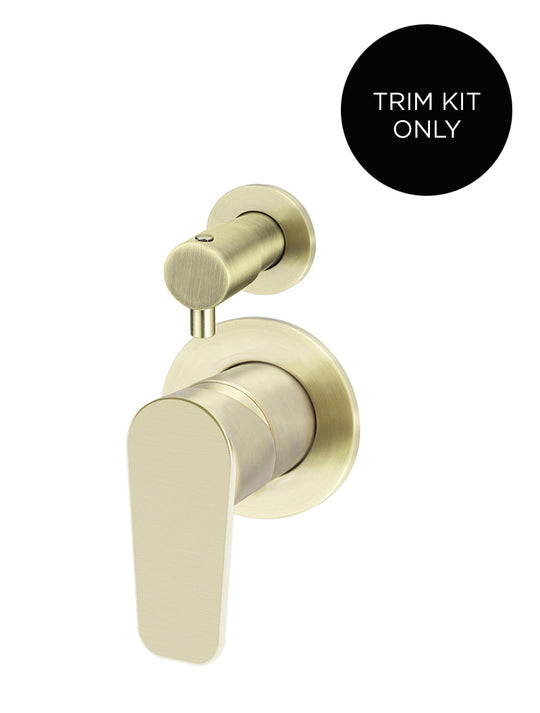 Round Diverter Mixer Paddle Trim Kit In-wall Body Not Included