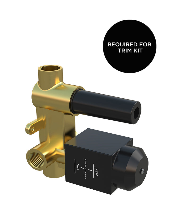 Diverter Mixer In Wall Body Trim kit not included