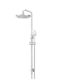 Round Combination Shower Rail, 300/200mm Rose, Single Function Hand Shower