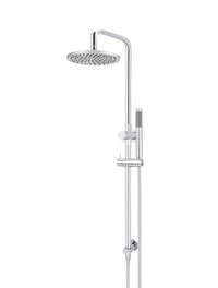 Round Combination Shower Rail, 300/200mm Rose, Single Function Hand Shower