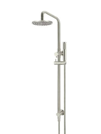 Round Combination Shower Rail, 300/200mm Rose, Single Function Hand Shower
