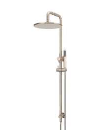 Round Combination Shower Rail, 300/200mm Rose, Single Function Hand Shower