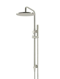 Round Combination Shower Rail, 300/200mm Rose, Single Function Hand Shower