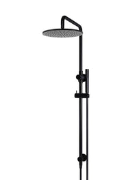 Round Combination Shower Rail, 300/200mm Rose, Single Function Hand Shower