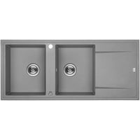 Megalo - Granite Sink - 2 Bowls With A Drainer