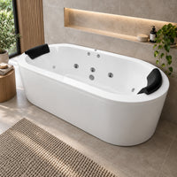 Mintori Contour 14-Jet Freestanding Spa Bath