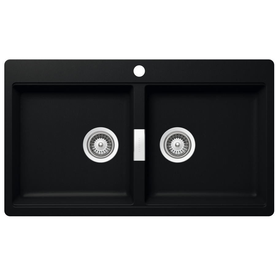 Schock  Double 1TH Bowl Sink