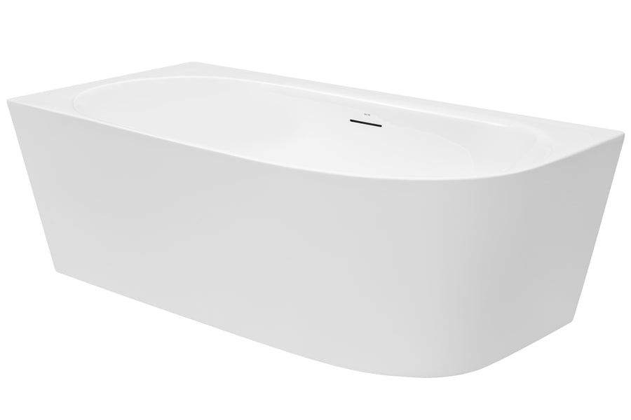 Natalia 1500 Back-To-Corner Freestanding Bath wth Integrated Overflow