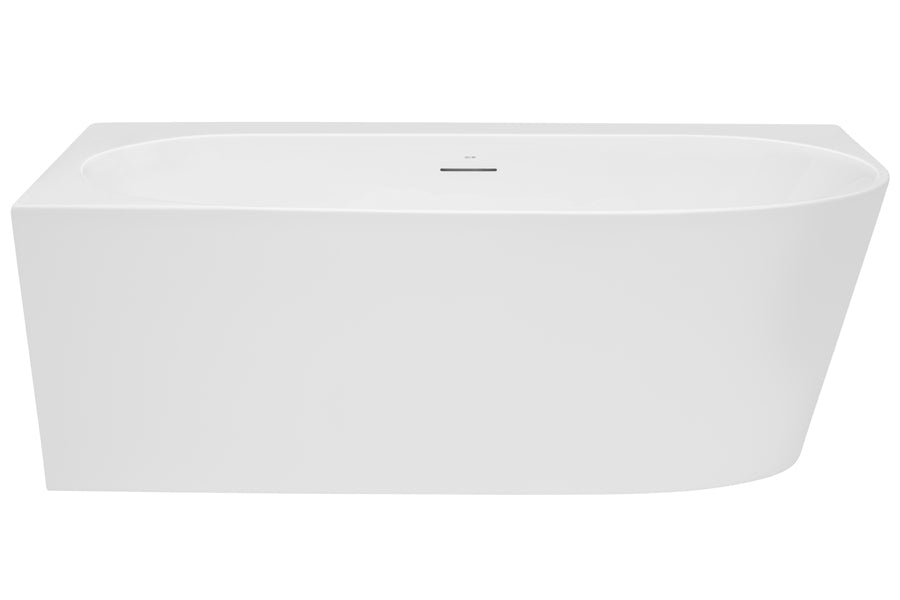 Natalia 1500 Back-To-Corner Freestanding Bath wth Integrated Overflow