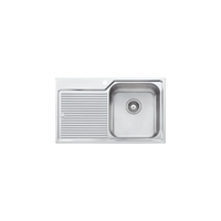 Nu-Petite Single Bowl Topmount Sink With Drainer