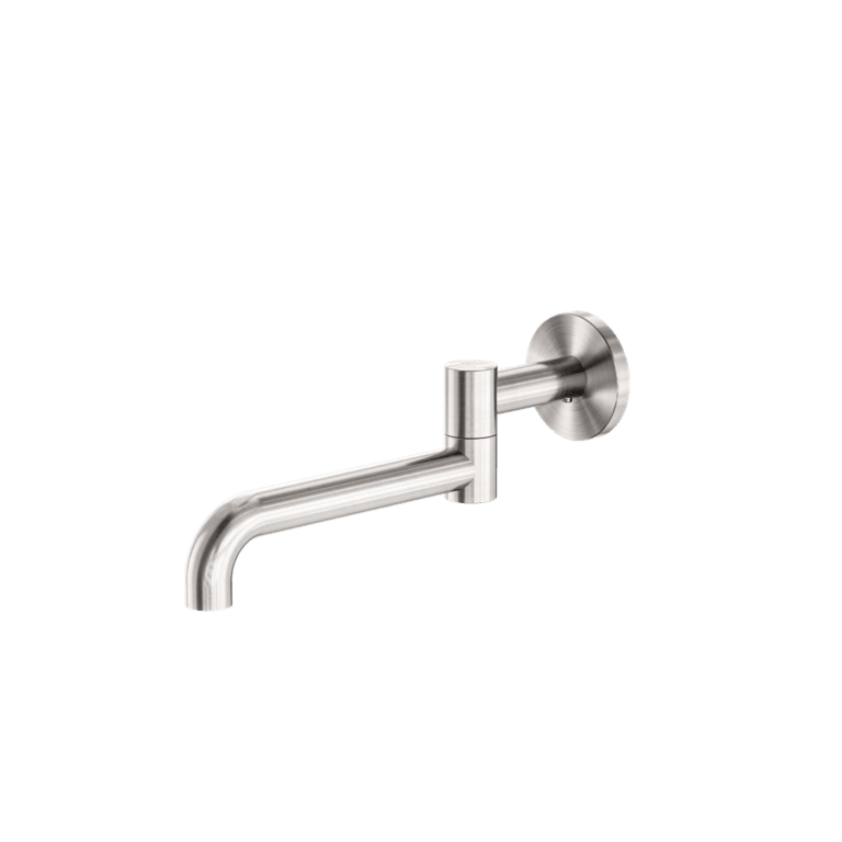 Mecca Wall Mounted Swivel Basin/Bath Spout Only 225mm