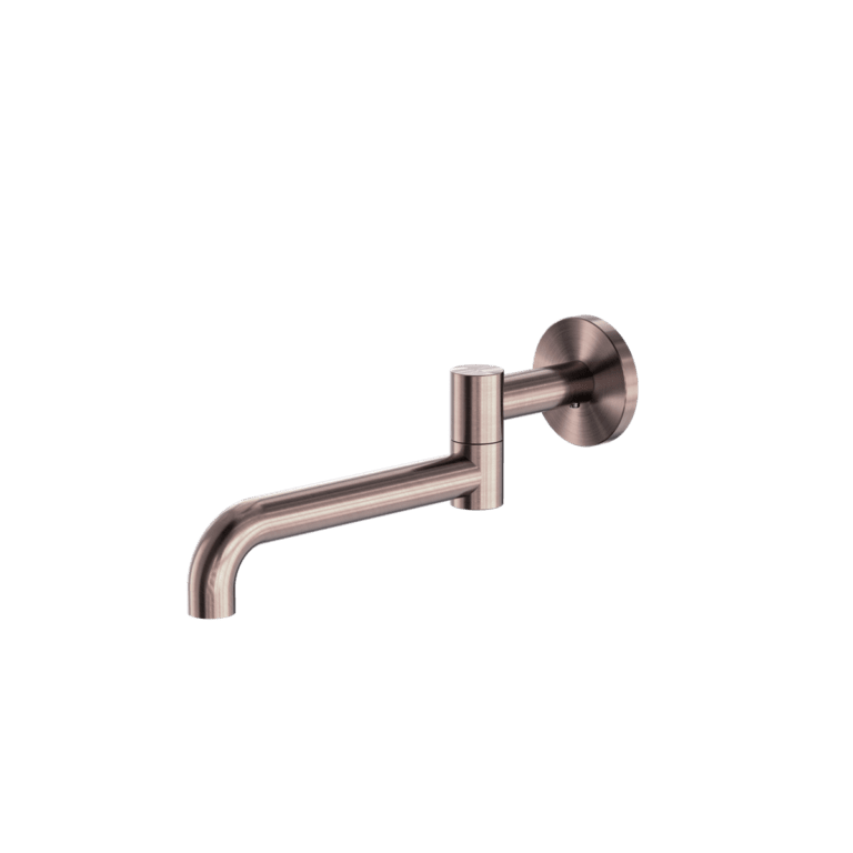 Mecca Wall Mounted Swivel Basin/Bath Spout Only 225mm