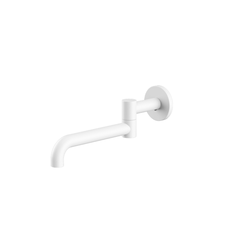 Mecca Wall Mounted Swivel Basin/Bath Spout Only 225mm