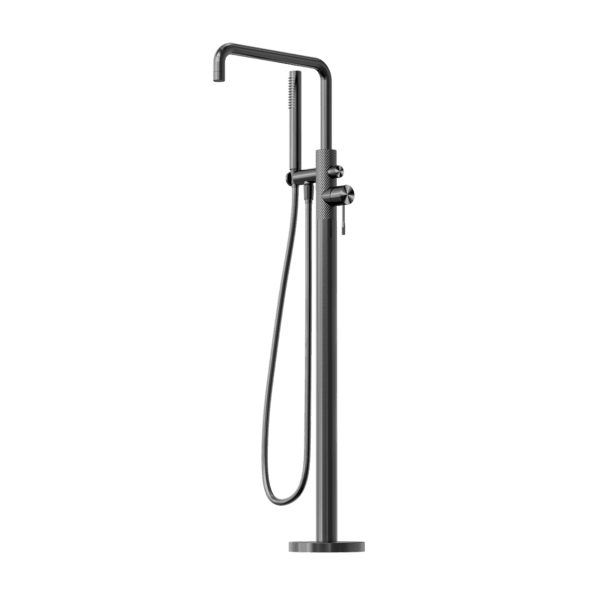 Opal Freestanding Bath Mixer With Hand Shower