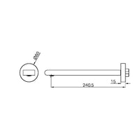 Bianca Fixed Bath Spout Only 200mm