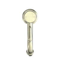 York Straight Basin Mixer With Metal Lever
