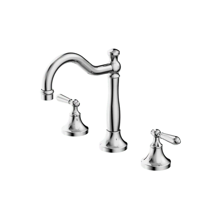 York Basin Set With Metal Lever