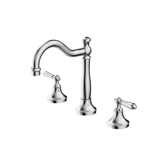 York Basin Set With Metal Lever
