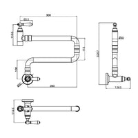 York Wall Mounted Pot Filler