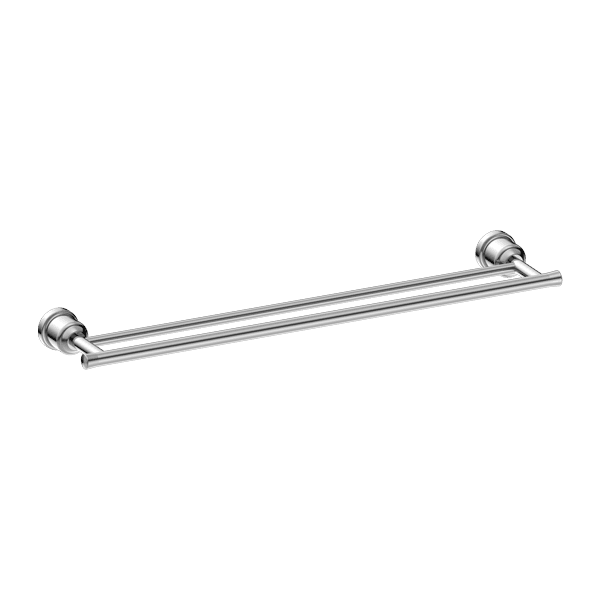 York Double Towel Rail 600mm