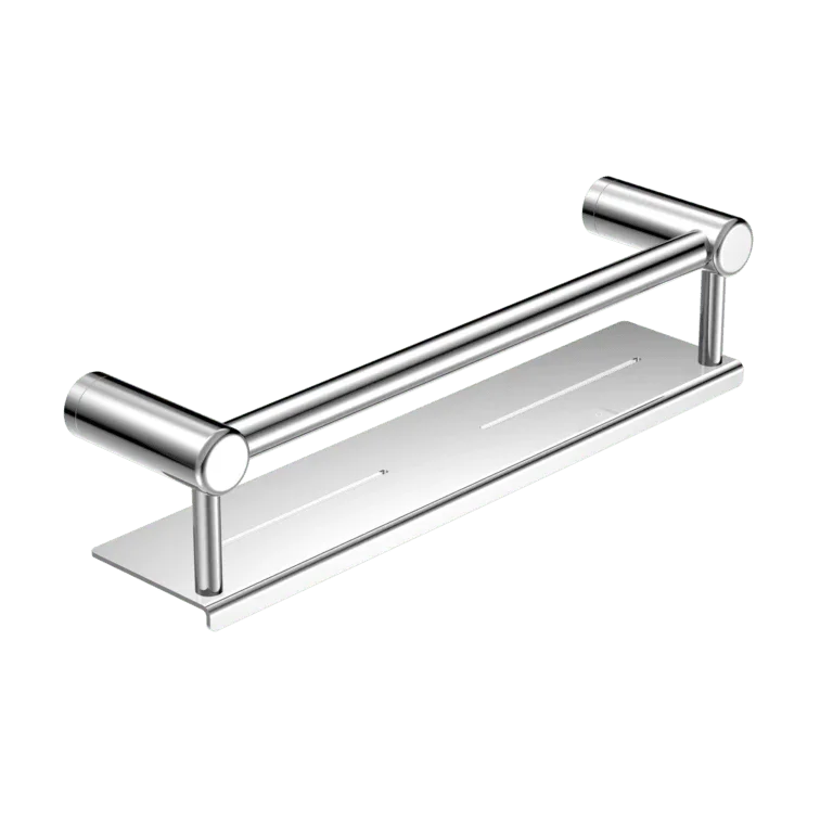 Mecca Care 25mm Grab Rail With Shelf 300/450mm