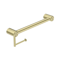 Mecca Care 32mm Grab Rail With Toilet Roll Holder 450mm