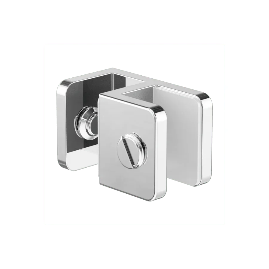 Over-Panel Glass To Glass Fitting 10mm Glass