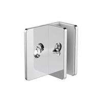 Shower F Bracket 10mm Glass
